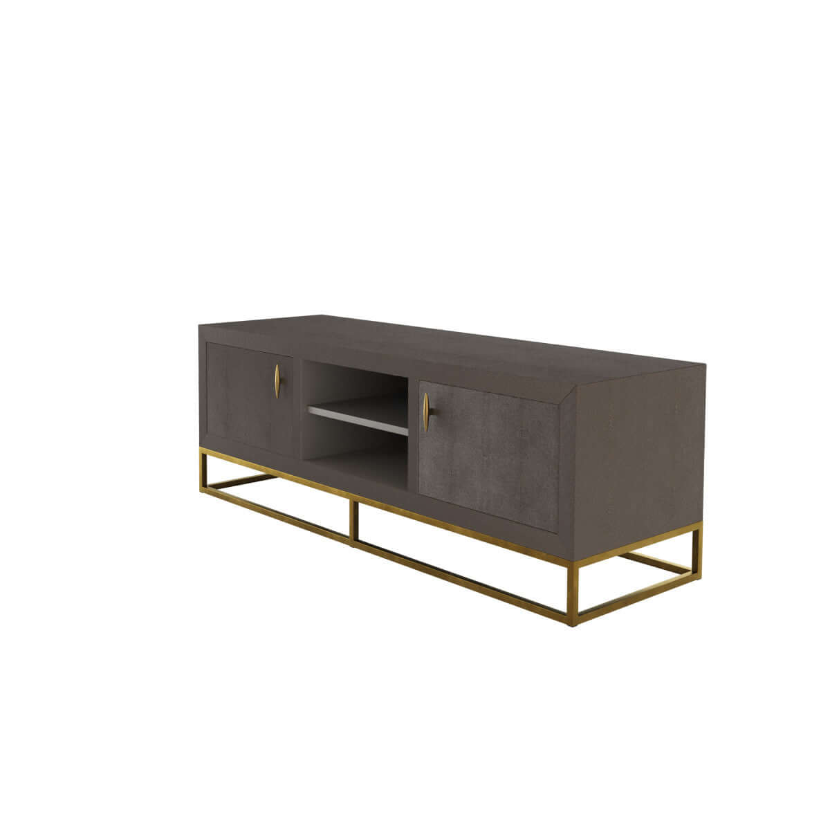 Hampton TV Unit | Brown Shagreen