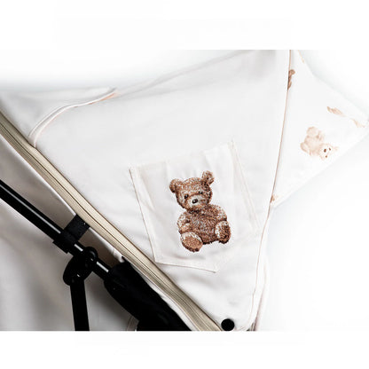 Roma Star Teddy Cream Stroller - Luxury Designer Furniture with teddy bear design for premium home decor and modern style.