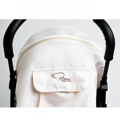 Roma Star Teddy Cream Stroller with modern luxury design, ideal for stylish and practical compact living spaces.