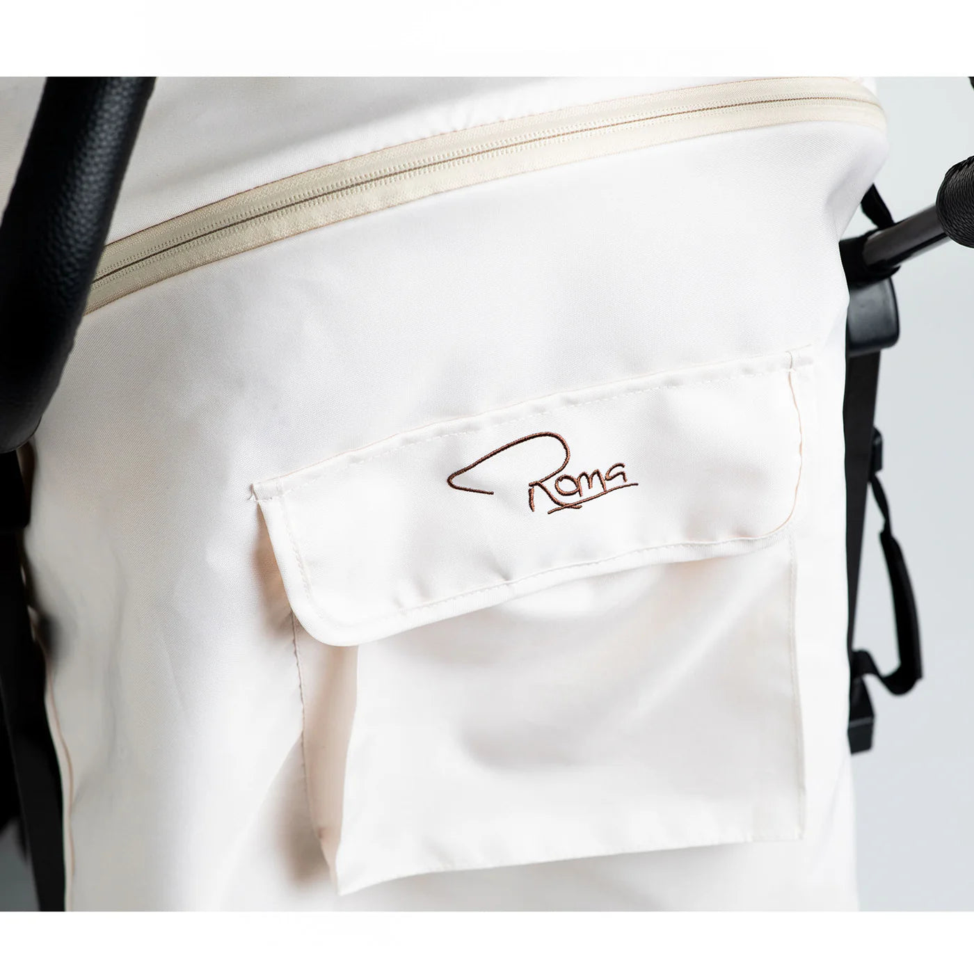 Roma Star Teddy Cream Stroller – Luxury Designer Furniture for Modern Homes; Premium Curated Baby Buggy with Stylish Teddy Fabric.