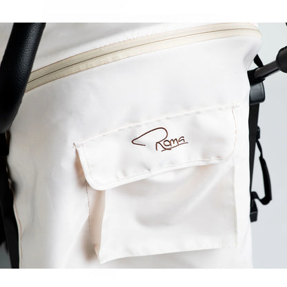 Roma Star Teddy Cream Stroller – Luxury Designer Furniture for Modern Homes; Premium Curated Baby Buggy with Stylish Teddy Fabric.