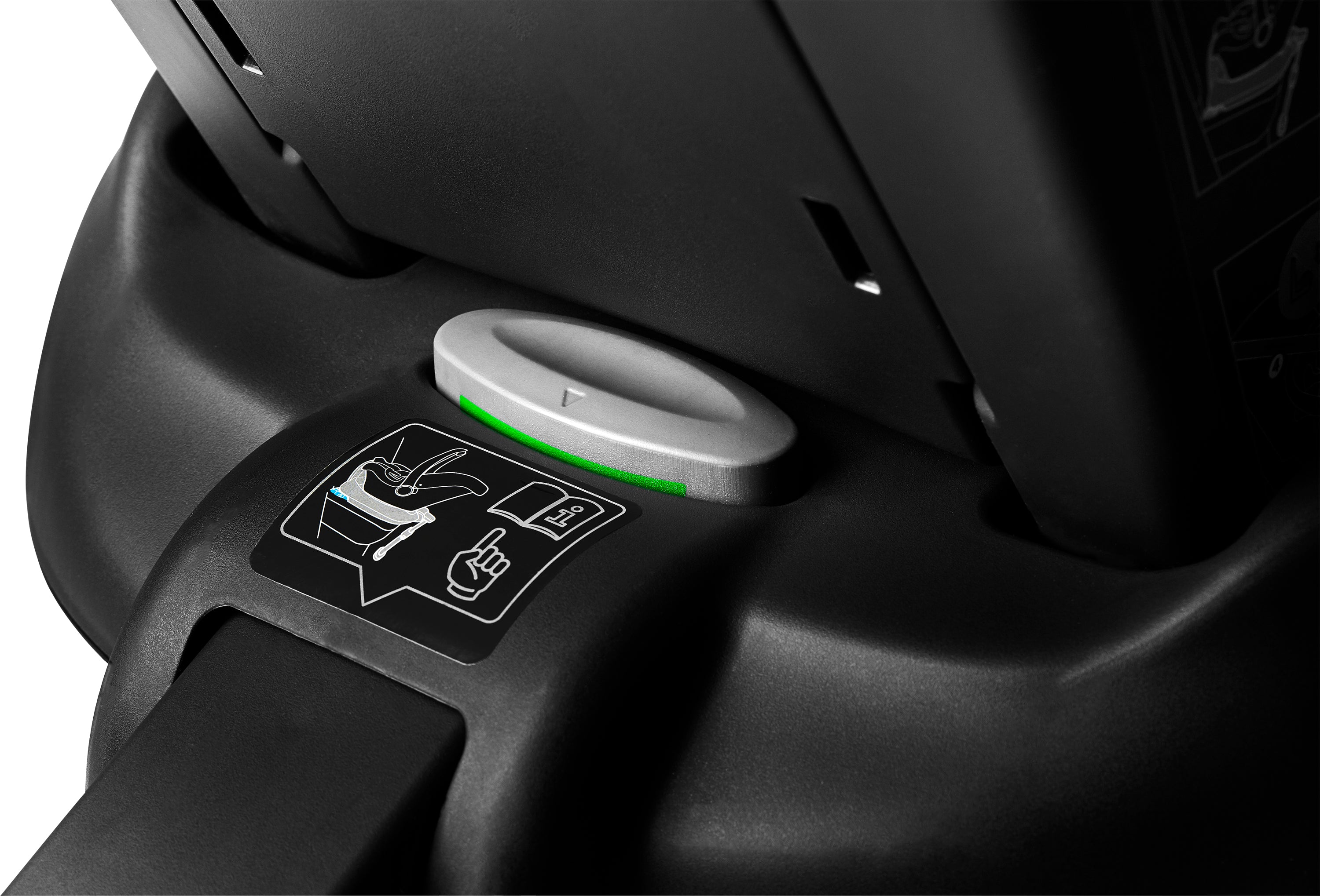 ABC Design Car Seat Tulip Isofix Base - Black with easy click-in system and indicator, Luxury Furniture by Designer Brand.