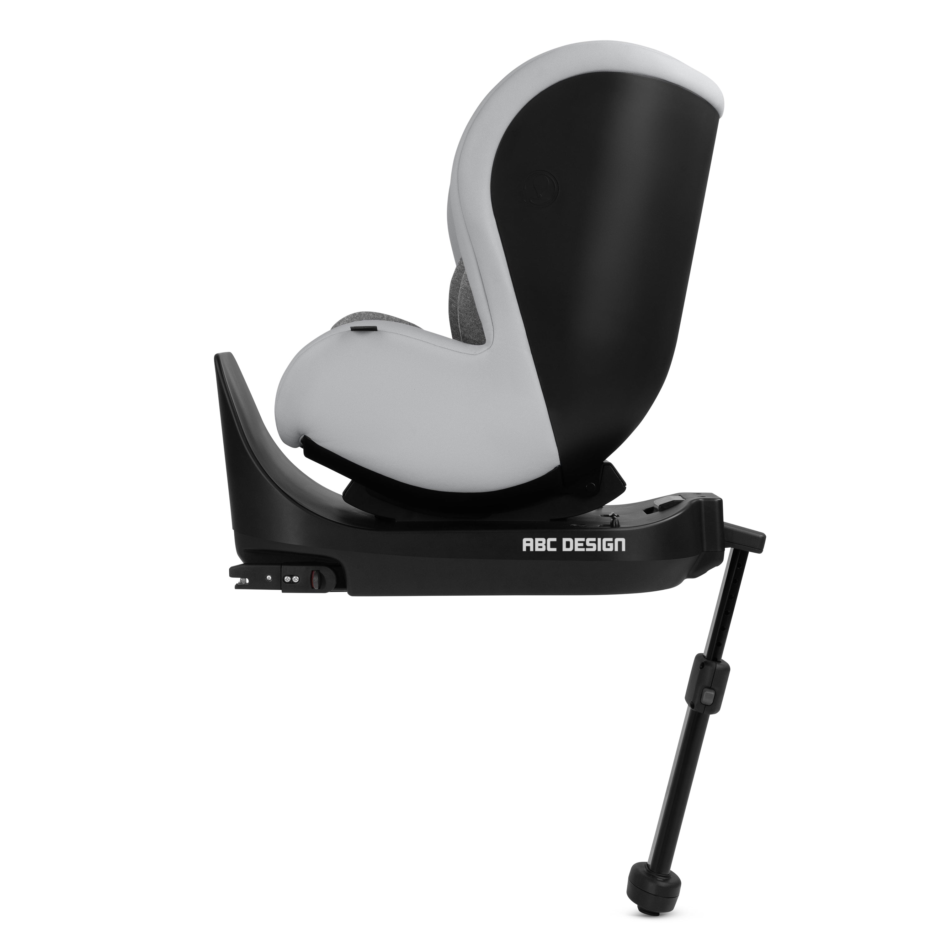 Premium ABC Design Isofix Base Root in Black - Luxury Modern Furniture for High-End Decor, Swivel Lock, 360° Rotation, i-Size Car Seat Ready