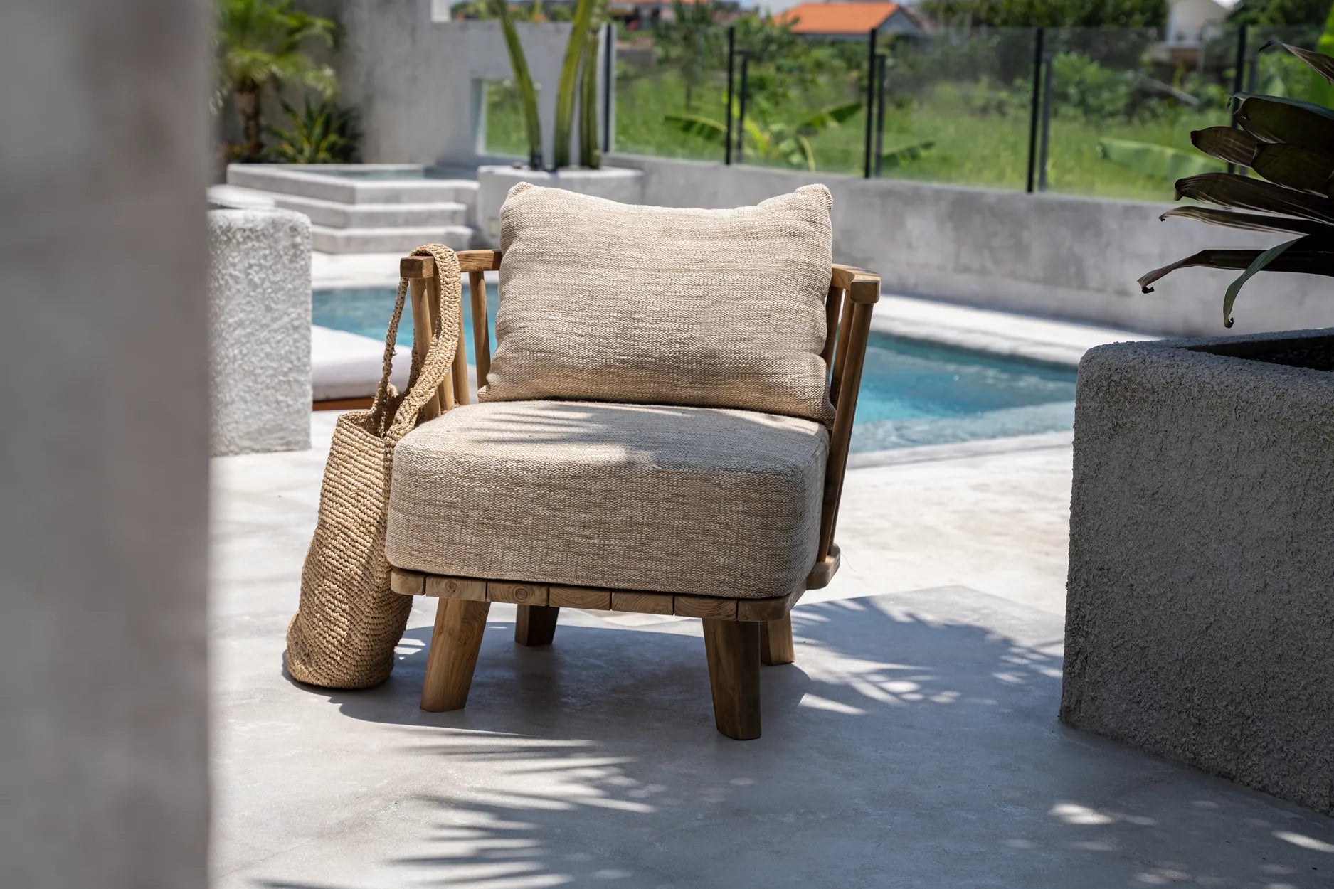 The Malawi One Seater - Natural Beige image 2