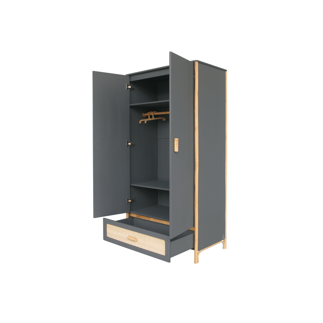 Oceania Wardrobe Rattan Cannes - Silex image 2