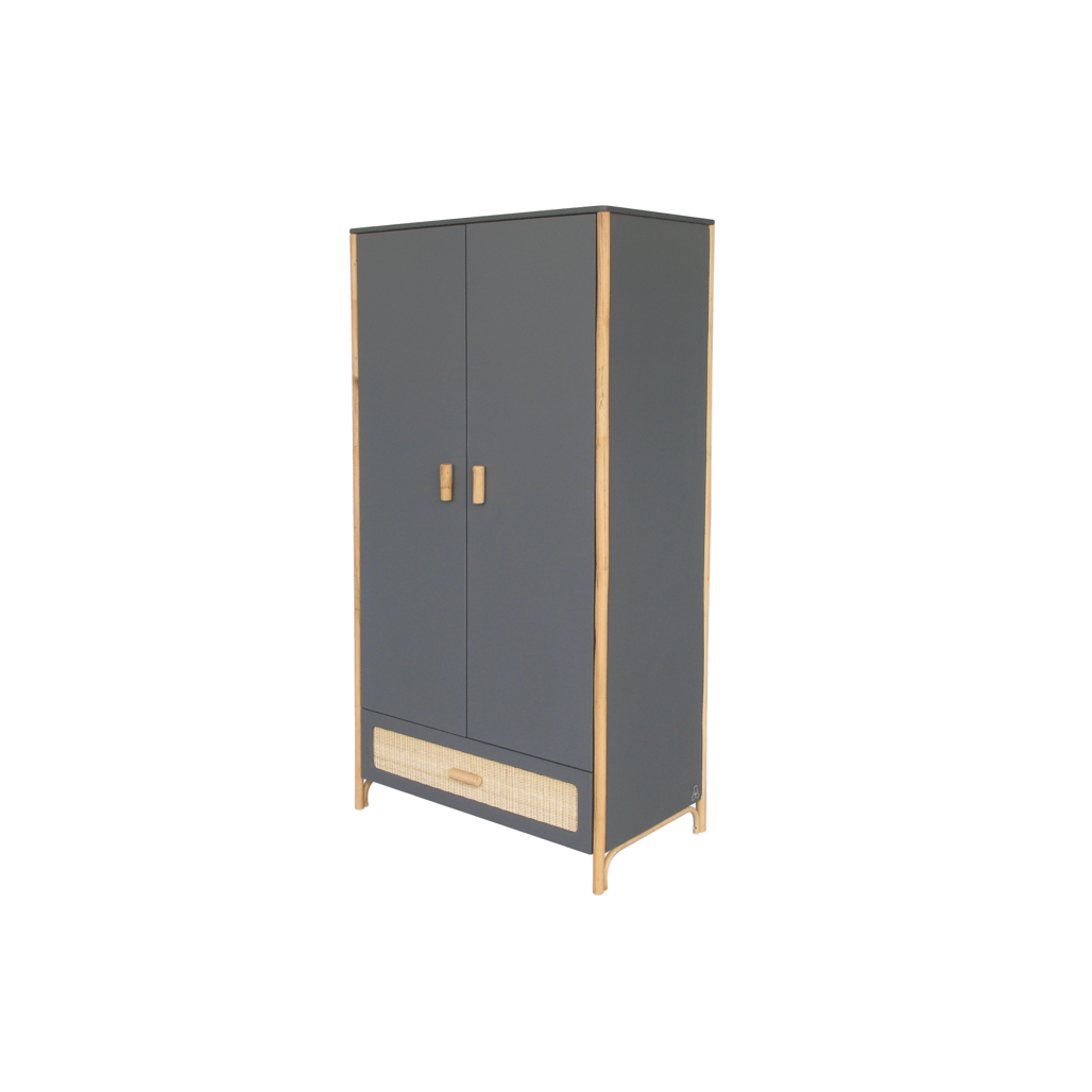 Oceania Wardrobe Rattan Cannes - Silex image 1