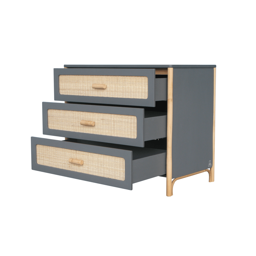 Oceania Rattan Cannes Chest of drawer - Silex image 4