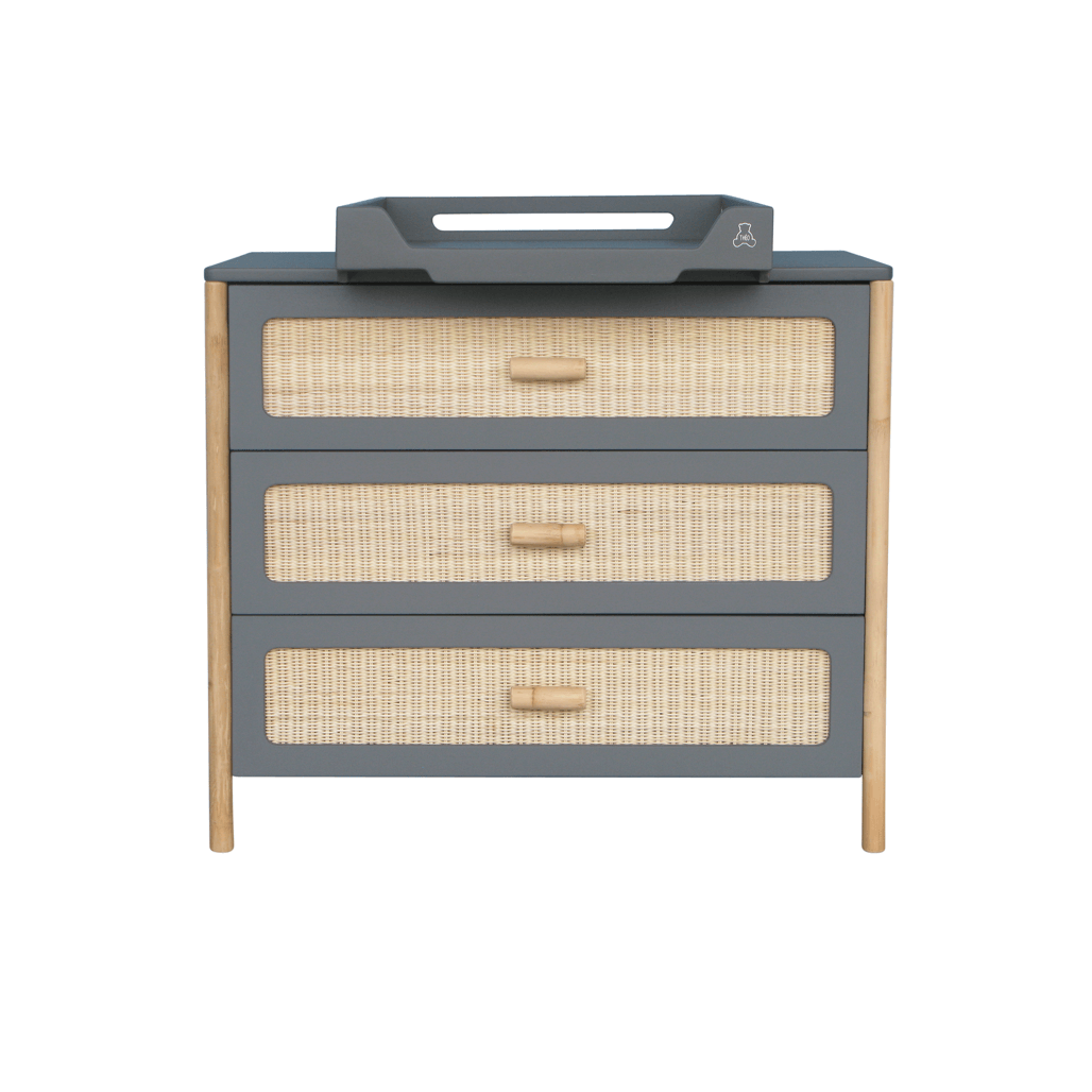 Oceania Rattan Cannes Chest of drawer - Silex image 8