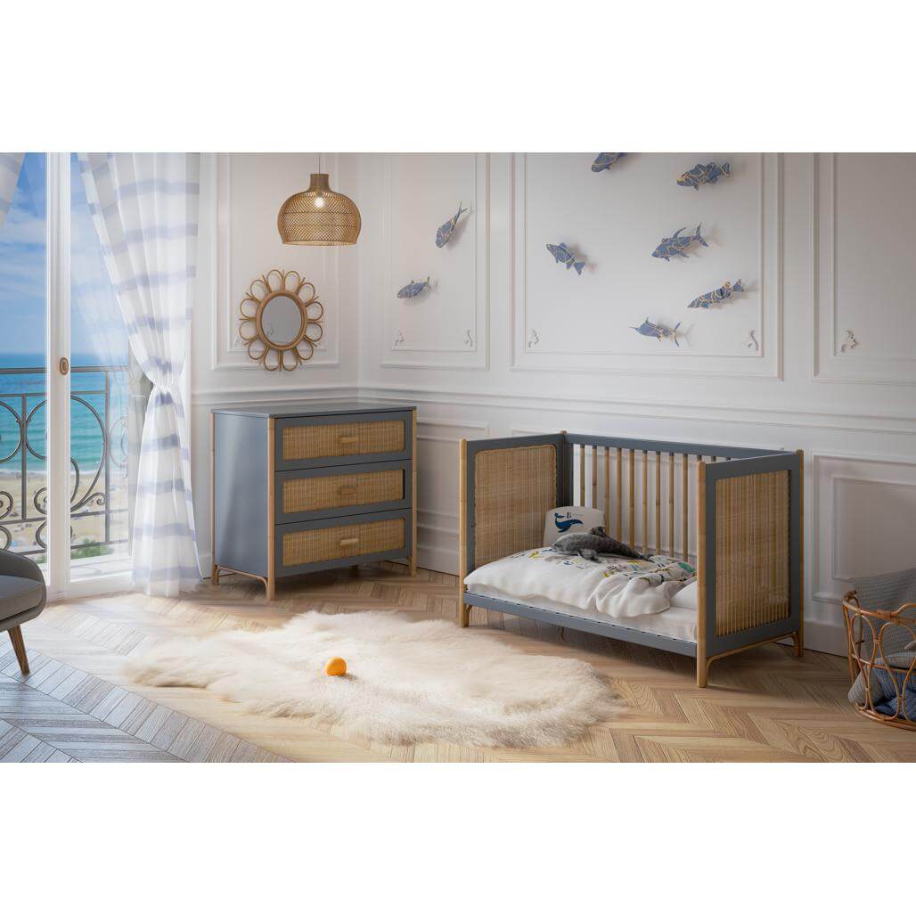 Oceania Rattan Cannes Chest of drawer - Silex image 9