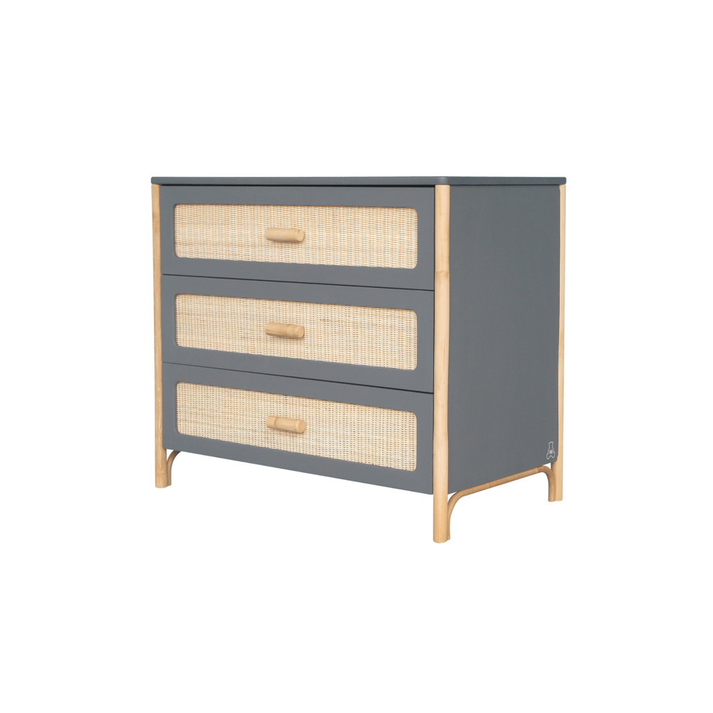 Oceania Rattan Cannes Chest of drawer - Silex image 1