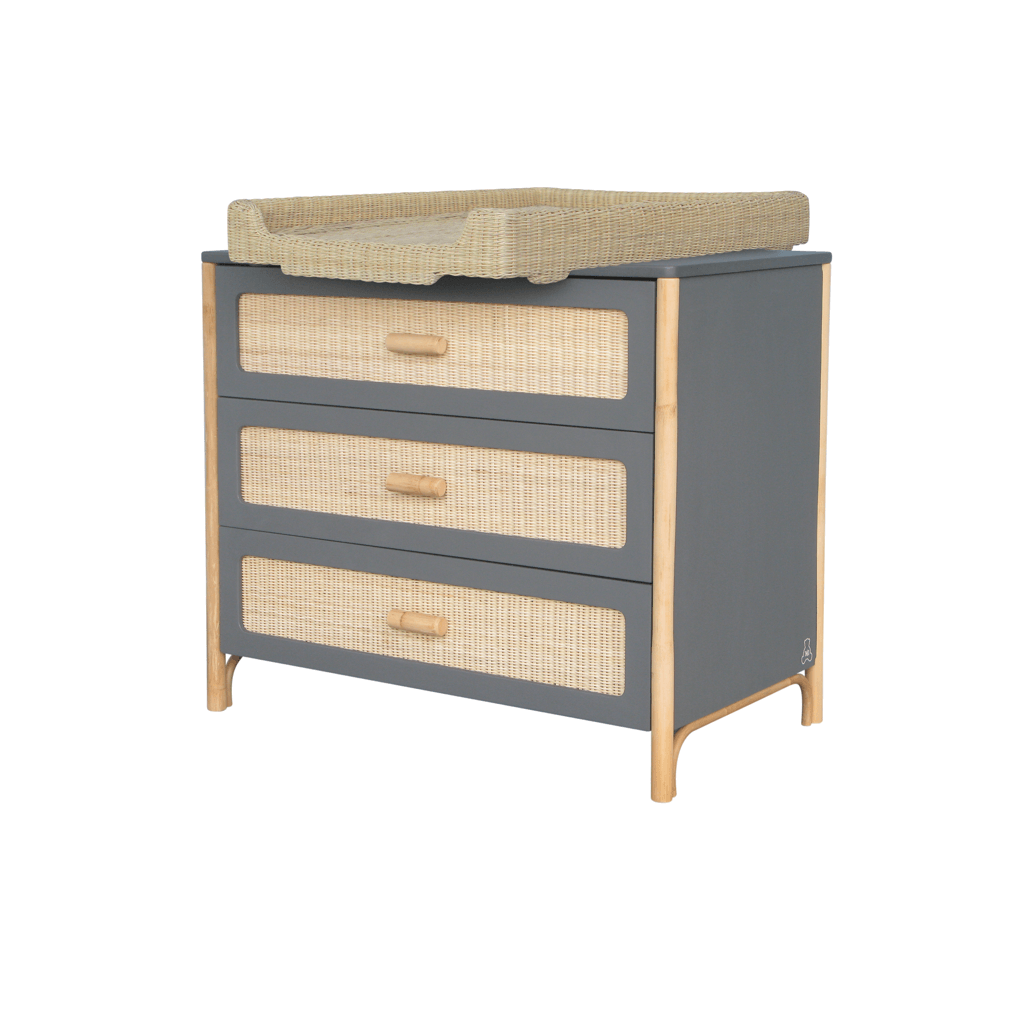 Oceania Rattan Cannes Chest of drawer - Silex image 3